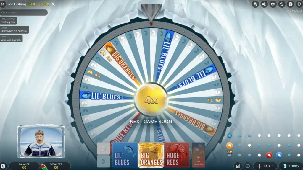 Ice Fishing Casino Game